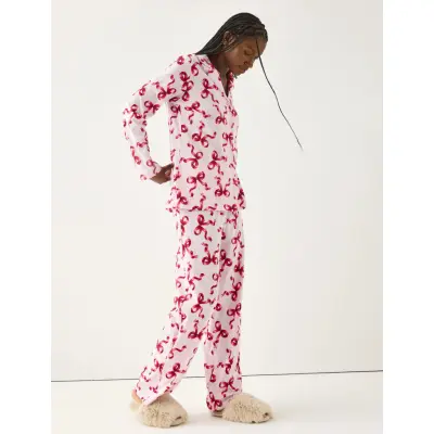 Lindex Pyjama Jersey - Pink - L