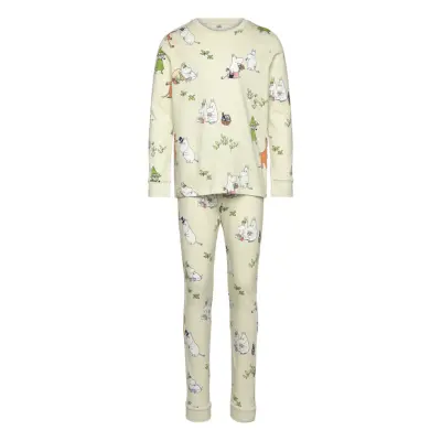 Lindex Pyjama Moomin Grön