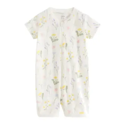 Lindex Pyjama Romper - Cream - 86