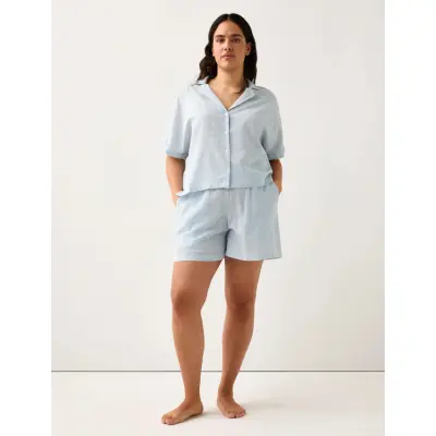 Lindex Pyjama Set - Blue - L