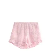 Lindex Pyjama Shorts Seersucker Floun Rosa
