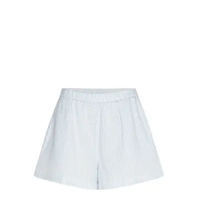 Lindex Pyjama Shorts Seersucker Vit