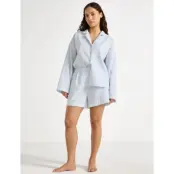 Lindex Pyjama Shorts Seersucker - White - L