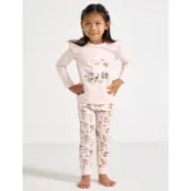 Lindex Pyjama Shoulder Flounce - Pink - 92