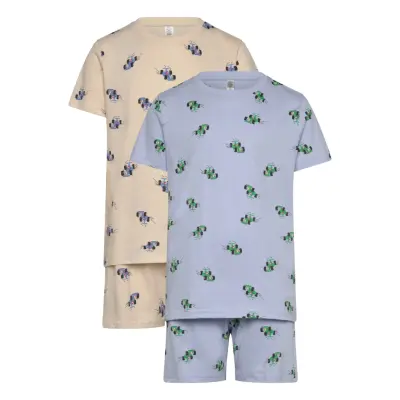 Lindex Pyjama Tee Shorts Racer Cars 2 Multi/patterned