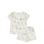 Lindex Pyjama Tee Shorts Strawberry F Vit