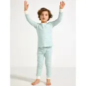 Lindex Pyjama Y D Stripe Placement Em - Blue - 98/104