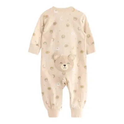 Lindex Pyjamas Bear At Back - Beige - 56