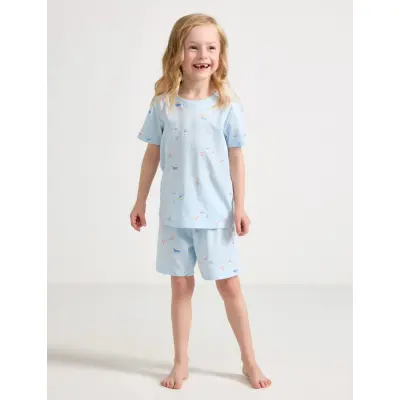 Lindex Pyjama Set - Blue - 92