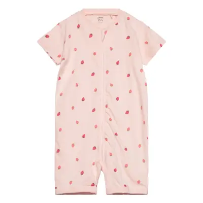 Lindex Pyjamas Romper Strawberries Rosa