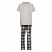 Lindex Pyjamas Set Check Trs Multi/patterned