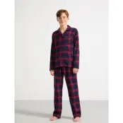 Lindex Pyjamas Set Flannel - Navy - 128