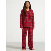 Lindex Pyjamas Set Flannel - Red - 128