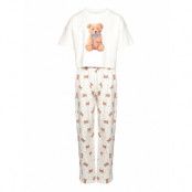 Lindex Pyjamas Set Vit