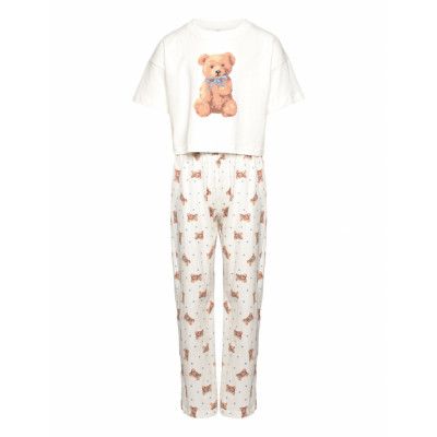 Lindex Pyjamas Set Vit