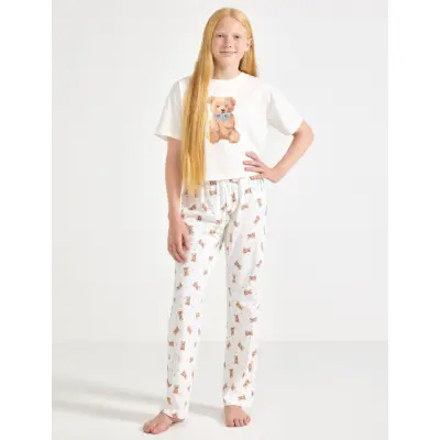 Lindex Pyjamas Set - White - 128