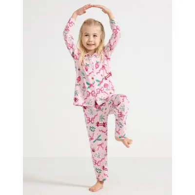 Lindex Pyjamasset - Pink - 110/116