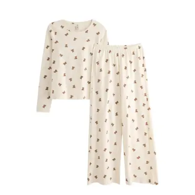 Lindex Pyjamasset Vit