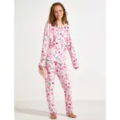 Lindex Pyjamassæt - Pink - 158/164