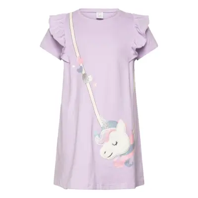 Lindex Top Long S S Unicorn Bag Lila