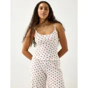 Lindex Pyjama Top In Pointelle - White - M