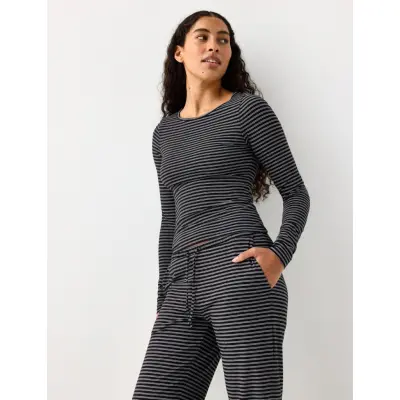 Lindex Pyjama Top - Black - S