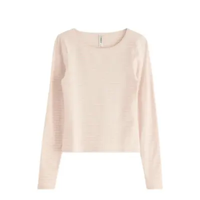 Lindex Top Pyjama Long Sleeve Jersey Rosa