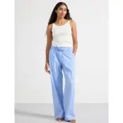Lindex Trouser Poplin - Blue - S