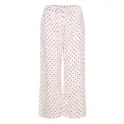 Lindex Trousers Pyjama Seersucker - Cream - M
