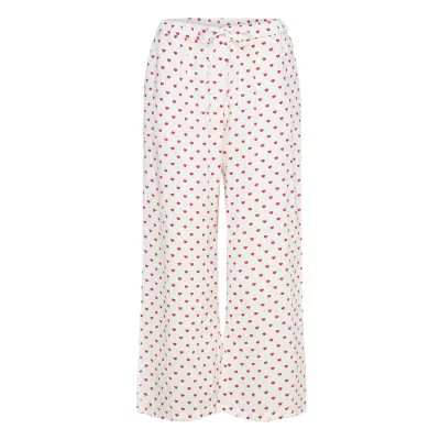 Lindex Trousers Pyjama Seersucker - Cream - XL