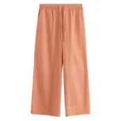 Lindex Trousers Pyjama Seersucker Orange