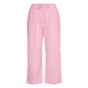 Lindex Trousers Pyjama Seersucker Rosa