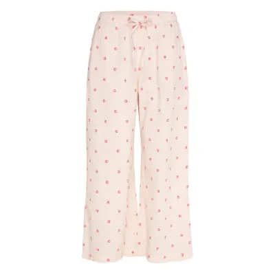 Lindex Pyjamasbyxor I Bäckebölja Rosa