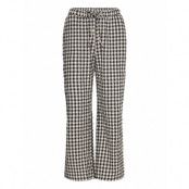 Lindex Trousers Pyjama Seersucker Svart