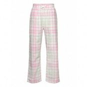 Lindex Trousers Pyjamas Flannel Rosa