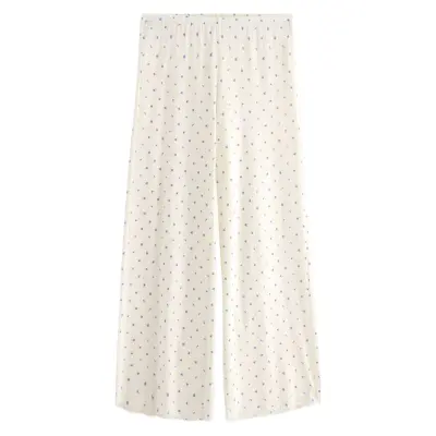 Lindex Vid Pyjamasbukse I Pointelle Kräm