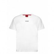 Linked T-Shirt Designers T-shirts Short-sleeved Vit HUGO