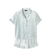 LMTD Nlfnighty Ss Shorts Pyjamas Set - Blue - 158-164