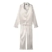 LMTD Nlfnightystripes Pyjamas Set - Pink - 158-164