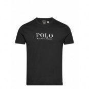 Logo Cotton Jersey Sleep Shirt Underwear Night & Loungewear Pyjama Tops Black Polo Ralph Lauren Underwear