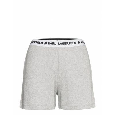 Logo Pyjama Shorts Shorts Grå Karl Lagerfeld