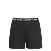 Logo Pyjama Shorts Shorts Svart Karl Lagerfeld