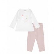 Mango Long Moon Pyjamas Rosa