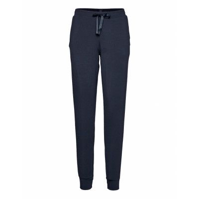 Long Pants Pyjamasbyxor Mjukisbyxor Blue Schiesser
