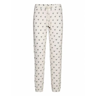 Long Pants Pyjamasbyxor Mjukisbyxor Vit PJ Salvage