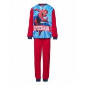 Long Pyjama In Box Pyjamas Set Röd Spider-man