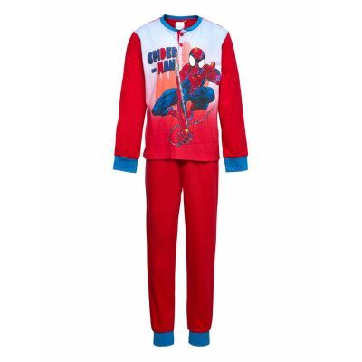 Long Pyjama In Box *Villkorat Erbjudande Pyjamas Set Röd Spider-man
