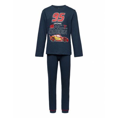 Long Pyjama Pyjamas Set Blå Disney