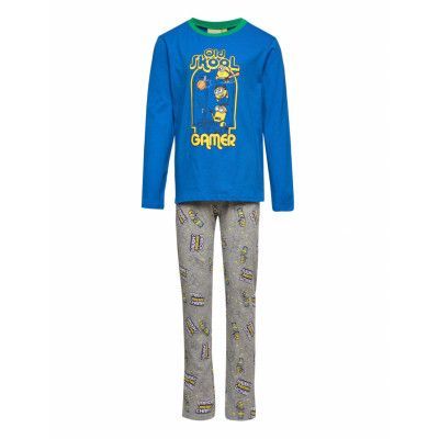 Long Pyjama Pyjamas Set Blue Minions