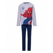 Long Pyjama Pyjamas Set Blue Spider-man